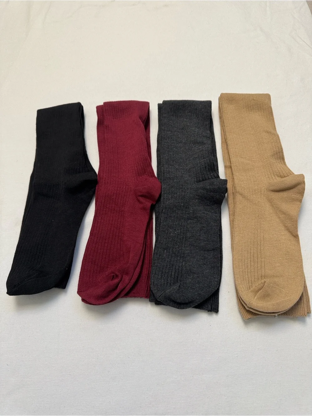 Socks Bundle Of 4 New Thigh Over The Knee Knit Long Socks
